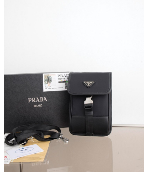 (국내배송) 프라다 리나일론 폰파우치 크로스백