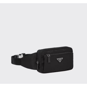 (국내배송) 프라다 리나일론 사피아노 가죽 벨트백