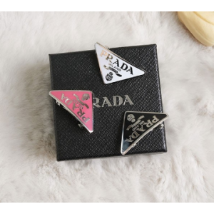 (국내배송) 프라다 삼각로고 헤어 핀