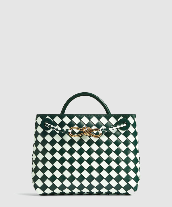 보테가베네타 스몰 안디아모 에메랄드 그린 글라씨에 779152