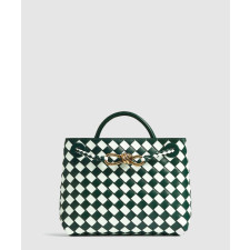 보테가베네타 스몰 안디아모 에메랄드 그린 글라씨에 779152