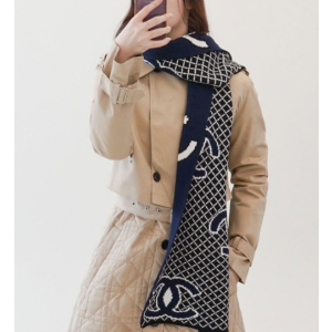 (국내배송) 샤넬 수입 CC빅로고 울 머플러