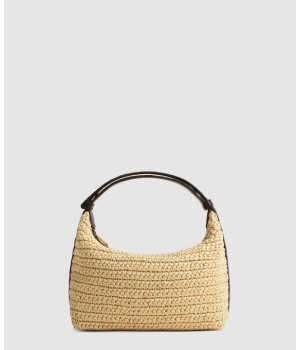 보테가베네타 월리스 라피아 미니 숄더백 786975