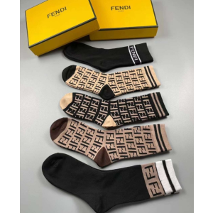 (국내배송) 펜디 남녀공용 5종 양말세트