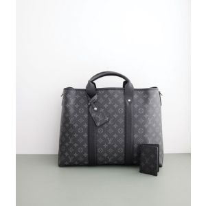 (국내배송) 루이비통 위켄드 토트백 NM 모노그램 이클립스