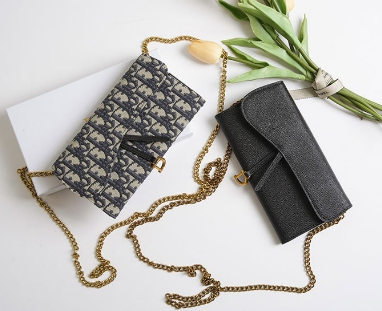 (국내배송) 디올 새들 스몰 체인 파우치 장지갑