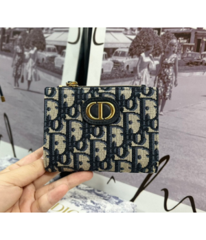 (국내배송) 디올 수입 30 몽테인 달리아 지퍼 반지갑