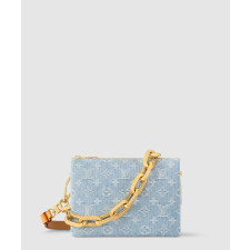 루이비통 쿠상 BB 데님 M11401