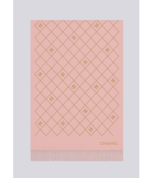 (국내배송) 샤넬 CC 다이아몬드 울 자카드 태슬 숄 머플러