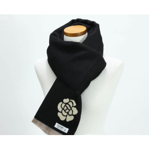 (국내배송) 샤넬 로즈 클래식 리버시블 울 머플러