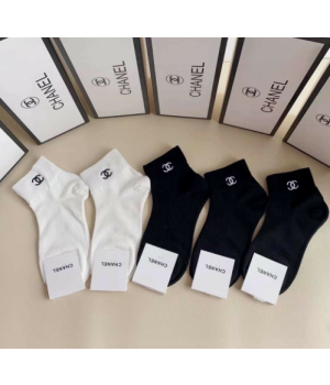 (국내배송) 샤넬 남녀공용 5종 양말세트