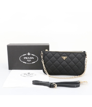 (국내배송) 프라다 리나일론 포코노 퀄팅 체인 숄더 & 크로스백