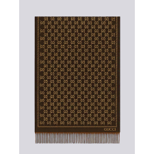 (국내배송) 구찌 GG 울 자카드 태슬 숄 머플러