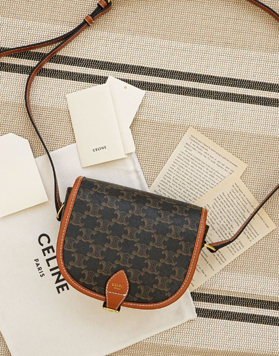 (국내배송) 셀린느 트리오페 캔버스 폴코백 스몰