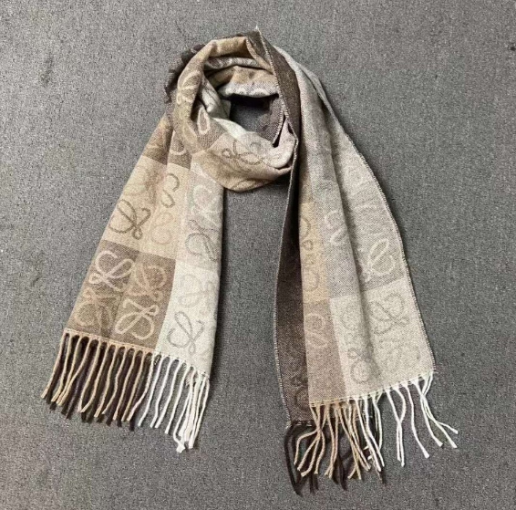 (국내배송) 로에베 실크 체크 머플러