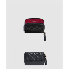 샤넬 가브리엘 지퍼 동전 지갑 A84404