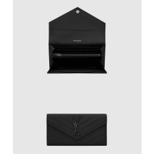 생로랑 모노그램 마틀라세 플랩 장지갑 372264