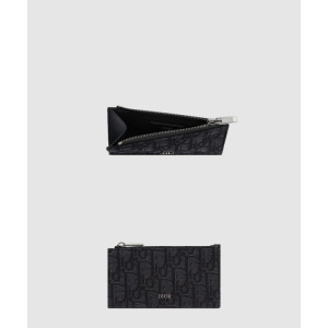 디올 오블리크 지퍼 카드지갑 2ESBC