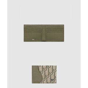 디올 오블리크 새들 2단 지갑 2ADBH