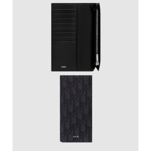 디올 오블리크 버티컬 장지갑 2OBBC