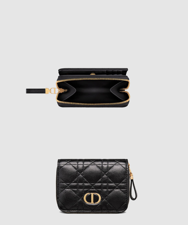 디올 카로 컴팩트 코스모스 지퍼 지갑 S5032