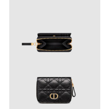 디올 카로 컴팩트 코스모스 지퍼 지갑 S5032