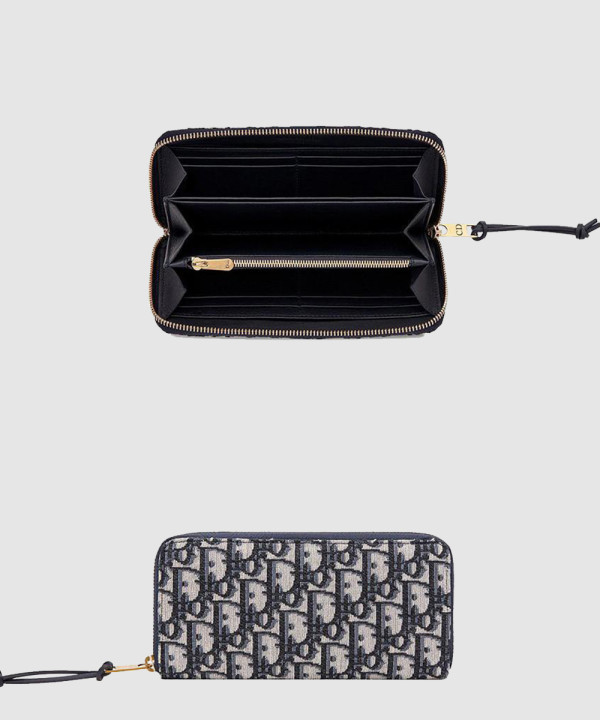 디올 오블리크 보이저 장지갑 S2064