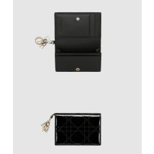 디올 레이디 플랩 카드지갑 S0011