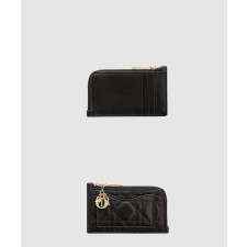 디올 레이디 디올 컴팩트 코스모스 지퍼 카드 지갑 S0965