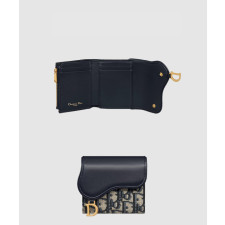 디올 새들 로투스 반지갑 S5652