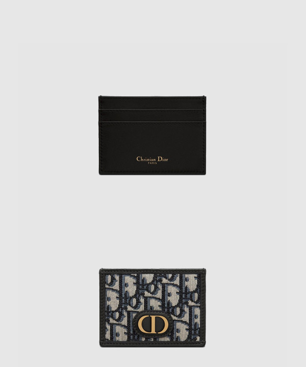 디올 30 몽테뉴 오블리크 자카드 카드지갑 S2098