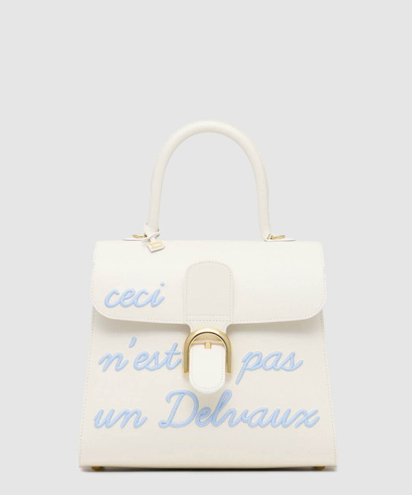 델보 브리앙 MM 복스카프 LHumour 탑핸들 레터링