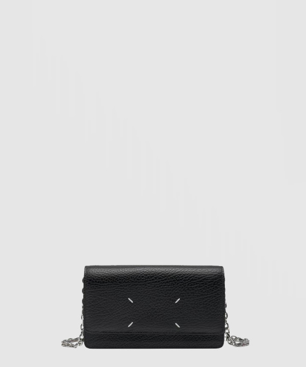 마르지엘라 스티치 레더 월렛 체인백