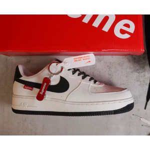(국내배송) 나이키X슈프림 에어 포스1 AF1 슈프림 로우탑