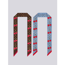 (국내배송) 루이비통 X 무라카미 다카시 모노그램 세리즈 체리 방도 스카프