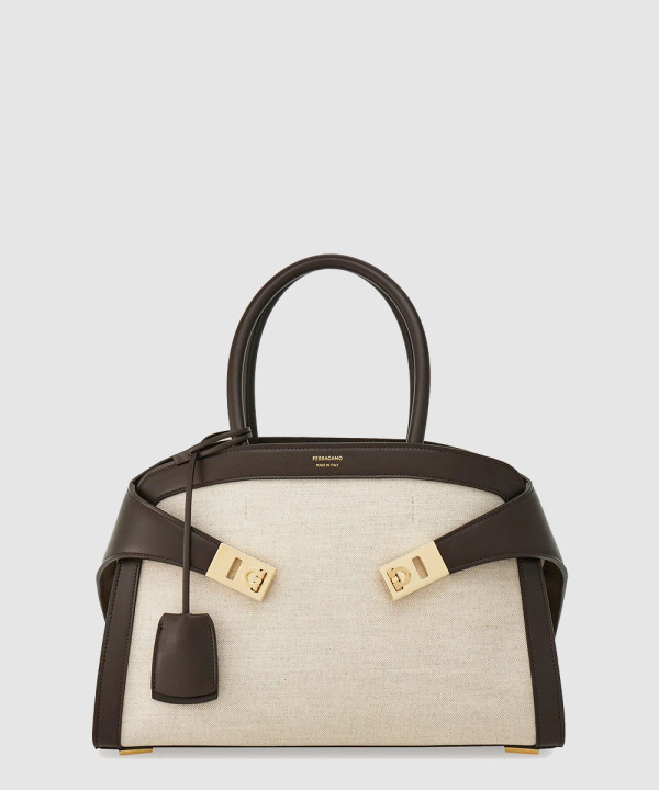 페라가모 허그 핸드백 (M) 216377