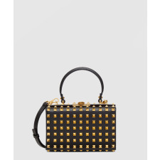 발렌티노 올오버 락스터드 박스 숄더백