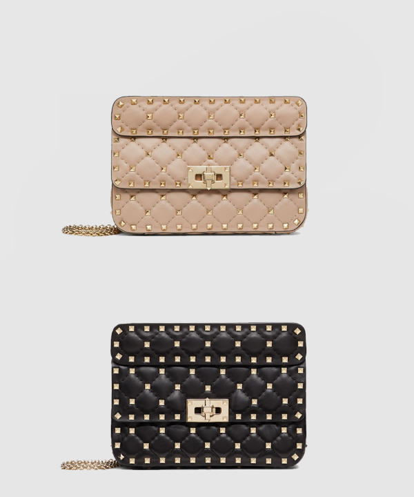 발렌티노 락스터드 스몰 스파이크백