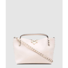 발렌티노 콘트라스트 라이닝 락스터드백