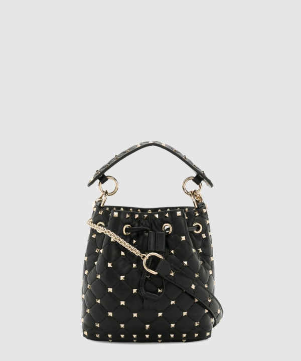발렌티노 락스터드 스파이크 버킷백