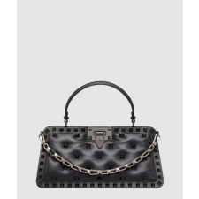 발렌티노 패딩 나파 락스터드 가죽 핸드백