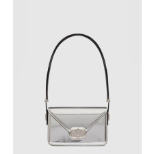 발렌티노 V로고 플라크 레더 숄더백