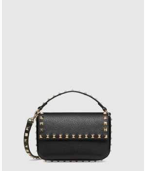 발렌티노 락스터드 그레이니 카프스킨 파우치