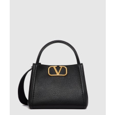 발렌티노 올타임 그레인 카프스킨 미디엄 핸드백