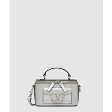 발렌티노 로코 메탈릭 카프스킨 미니 숄더백