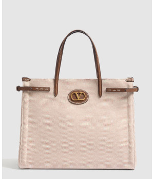 발렌티노 가라바니 앙티브 미디엄 캔버스 쇼퍼백