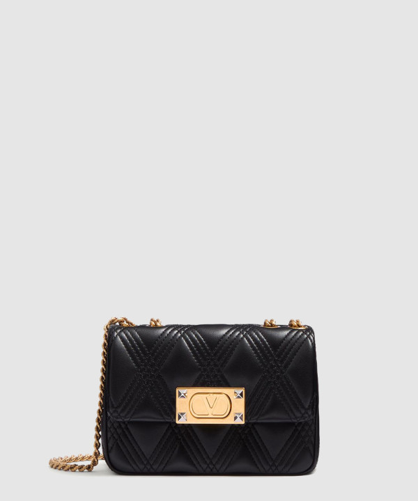 발렌티노 가라바니 퀄티 67 퀄팅 나파 스몰 숄더백