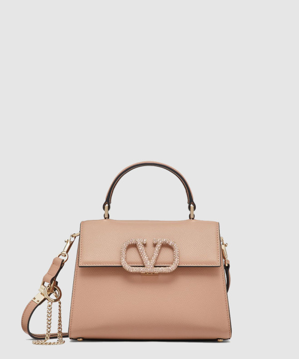 발렌티노 주얼 자수 스몰 브이슬링 숄더백