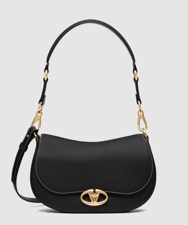 발렌티노 OHVAL 폴드오버 탑 스몰 숄더백