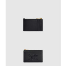 셀린느 퀴르 트리옹프 지퍼 카드 지갑 10K583